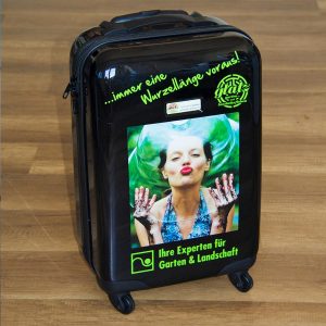 Beispiel Sonderverklebung Koffer