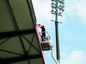 Werbetechnik im Sport in Freiburg