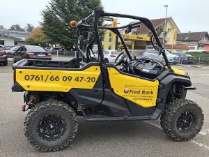 Buggy Beschriftung Werbetechnik Freiburg