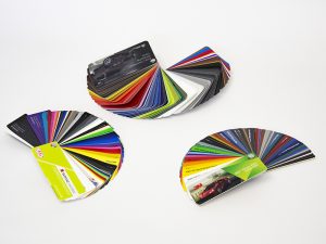 Farbfächer Auswahl für Auto bekleben oder Folierung