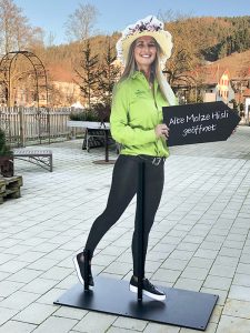 Werbeaufsteller Gärtnerei