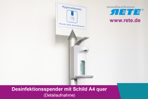 Desinfektionsspender zum AufstellenHygieneschutz mit Desinfektion kaufen in Freiburg
