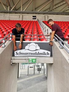 Neue Beschilderung SC Freiburg
