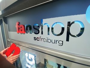 Sportclub Freiburg Schriftzug