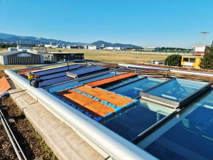 UV-Sonnenschutzfolie für Bürogebäude